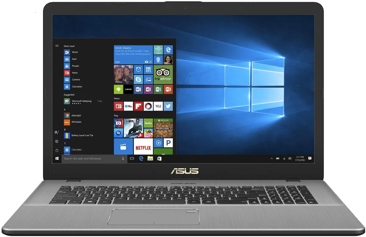 Замена южного моста Asus 17 N705UF