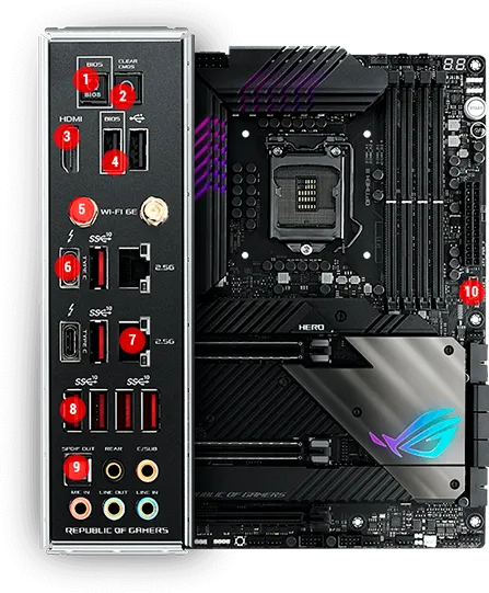 Ремонт регулировки громкости, регуляторов Asus ROG Maximus XIII Hero